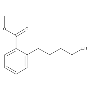 Methyl 2-(4-hydroxybutyl)benzoate结构式