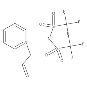 1-Allylpyridinium bis(trifluoromethanesulfonyl)amideE结构式