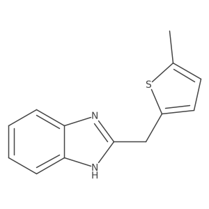 2-[(5-Methyl-2-thienyl)methyl]-1H-benzimidazole结构式