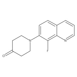 1-(8-Fluoroquinolin-7-yl)piperidin-4-one结构式