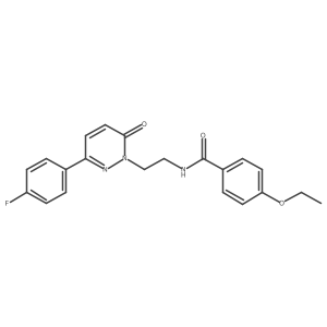 4-ethoxy-N-(2-(3-(4-fluorophenyl)-6-oxopyridazin-1(6H)-yl)ethyl)benzamide Structure