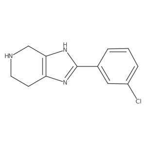 2-(3-Chlorophenyl)-4,5,6,7-tetrahydro-1H-imidazo[4,5-C]pyridine Structure