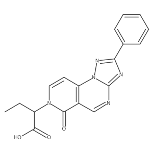 2-(6-oxo-2-phenylpyrido[3,4-e][1,2,4]triazolo[1,5-a]pyrimidin-7(6H)-yl)butanoic acid Structure