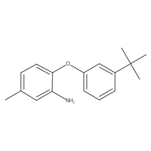 2-[3-(Tert-butyl)phenoxy]-5-methylphenylamine结构式