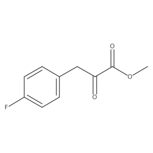 Methyl 3-(4-fluorophenyl)-2-oxopropanoate Structure