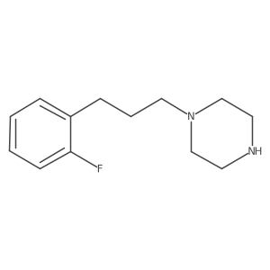 1-(3-(2-Fluorophenyl)propyl)piperazine结构式