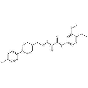 N1-(2-(4-(4-chlorophenyl)piperazin-1-yl)ethyl)-N2-(3,4-dimethoxyphenyl)oxalamide Structure