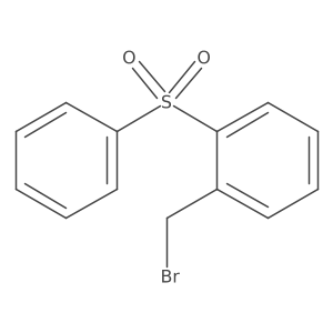 1-(Bromomethyl)-2-(phenylsulfonyl)benzene结构式