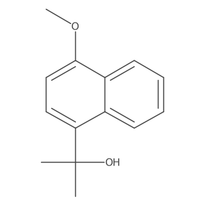 2-(4-Methoxynaphthalen-1-yl)propan-2-ol Structure