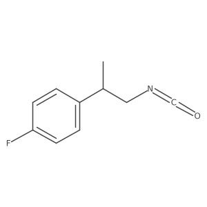 1-Fluoro-4-(1-isocyanatopropan-2-yl)benzene Structure