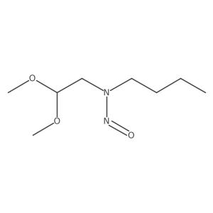 N-(2,2-Dimethoxyethyl)-N-nitroso-1-butanamine Structure