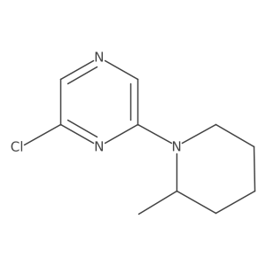 2-Chloro-6-(2-methylpiperidin-1-yl)pyrazine Structure