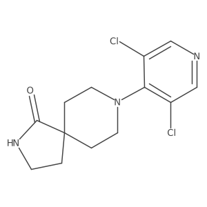 8-(3,5-Dichloropyridin-4-yl)-2,8-diazaspiro[4.5]decan-1-one Structure