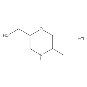 ((2S,5R)-5-Methylmorpholin-2-yl)methanol hydrochloride Structure