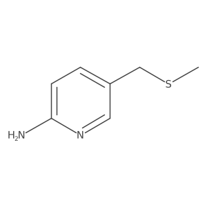 5-((Methylthio)methyl)pyridin-2-amine结构式