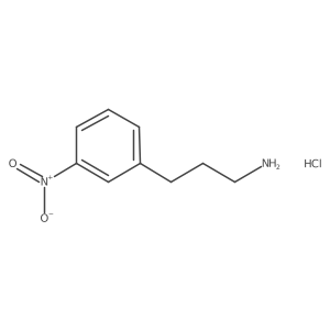 3-(3-Nitrophenyl)propan-1-amine hydrochloride结构式