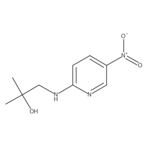 2-Methyl-1-((5-nitropyridin-2-yl)amino)propan-2-ol Structure