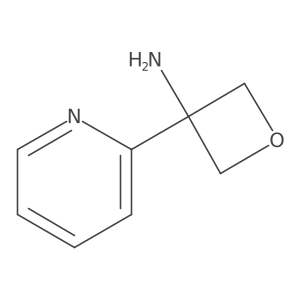 3-Pyridin-2-yloxetan-3-amine结构式
