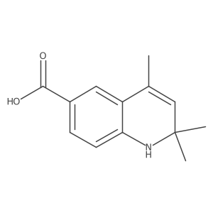 2,2,4-Trimethyl-1,2-dihydroquinoline-6-carboxylic acid Structure