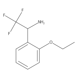 1-(2-Ethoxy-phenyl)-2,2,2-trifluoro-ethylamine结构式