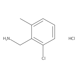(2-Chloro-6-methylphenyl)methanamine hcl Structure
