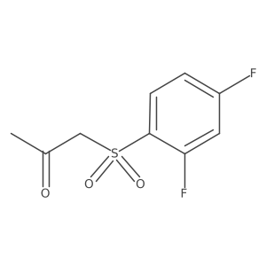 1-[(2,4-Difluorophenyl)sulfonyl]propan-2-one Structure