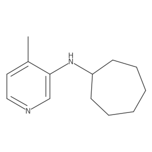 N-cycloheptyl-4-methylpyridin-3-amine Structure