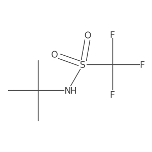 N-tert-Butyltrifluoromethanesulfonamide Structure