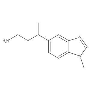 3-(1-methyl-1H-1,3-benzodiazol-5-yl)butan-1-amine结构式