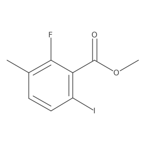 Methyl 2-fluoro-6-iodo-3-methylbenzoate Structure