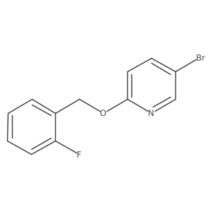 5-Bromo-2-(2-fluorobenzyloxy)pyridine结构式