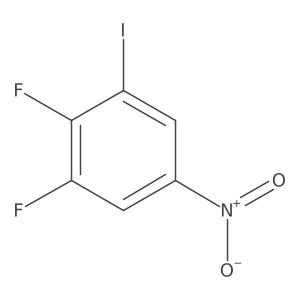 1,2-Difluoro-3-iodo-5-nitrobenzene结构式