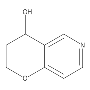 (R)-3,4-Dihydro-2H-pyrano[3,2-c]pyridin-4-ol结构式