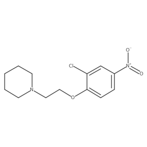 1-(2-(2-Chloro-4-nitrophenoxy)ethyl)piperidine Structure