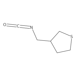 3-(Isocyanatomethyl)thiolane Structure