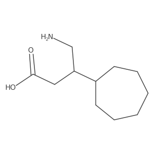 4-Amino-3-cycloheptylbutanoic acid Structure