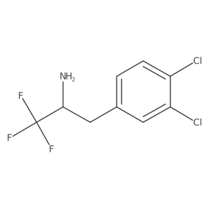 3-(3,4-Dichlorophenyl)-1,1,1-trifluoropropan-2-amine Structure