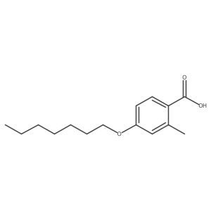 4-(Heptyloxy)-2-methylbenzoic acid结构式