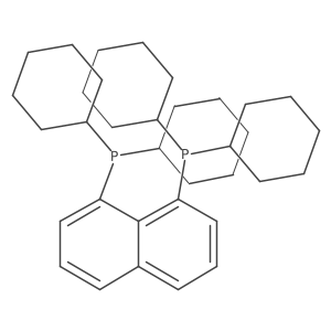 Dicyclohexyl[8-(dicyclohexylphosphanyl)naphthalen-1-yl]phosphane Structure