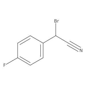 2-Bromo-2-(4-fluorophenyl)acetonitrile Structure