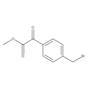 Methyl 2-[4-(bromomethyl)phenyl]-2-oxoacetate Structure