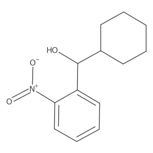 (+/-)-(2-Nitrophenyl)-cyclohexylmethanol Structure