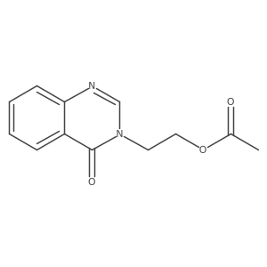 3-[2-(Acetyloxy)ethyl]-4(3H)-quinazolinone Structure
