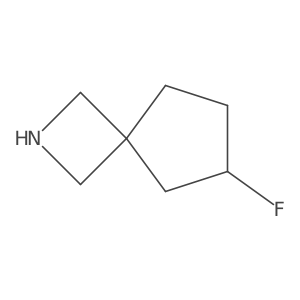 6-Fluoro-2-azaspiro[3.4]octane Structure