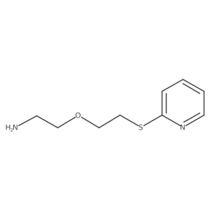 2-[2-(Pyridin-2-ylsulfanyl)ethoxy]ethan-1-amine Structure