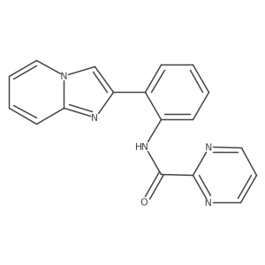 N-(2-(imidazo[1,2-a]pyridin-2-yl)phenyl)pyrimidine-2-carboxamide Structure