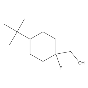 (4-Tert-butyl-1-fluorocyclohexyl)methanol Structure