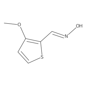 3-Methoxythiophene-2-carbaldehyde oxime Structure