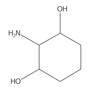 rel-(1S,3S)-2-aminocyclohexane-1,3-diol Structure