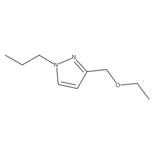 3-(ethoxymethyl)-1-propyl-1H-pyrazole结构式